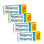 Parogencyl Duplo Control, confezione 4 x 2x125 ml