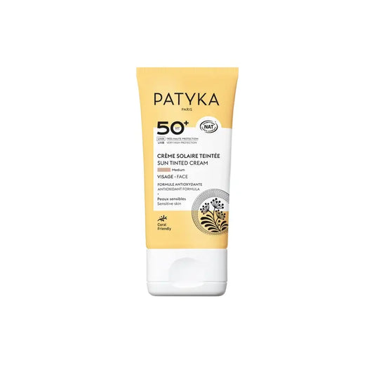 Patyka Protezione solare viso colorata Spf50 - Media, 40 ml