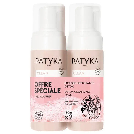 Patyka Duo schiuma detergente detossinante, 150 ml +150 ml