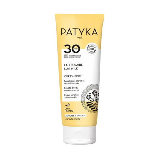 Patyka Latte solare per il corpo Spf30, 100 ml