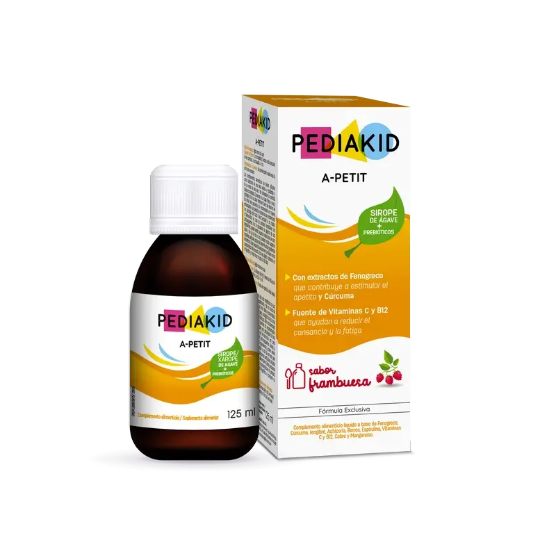 Pediakid Sciroppo al lampone tono appetito 125Ml
