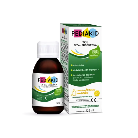 Pediakid Sciroppo al limone Tosse secca e produttiva 125 ml