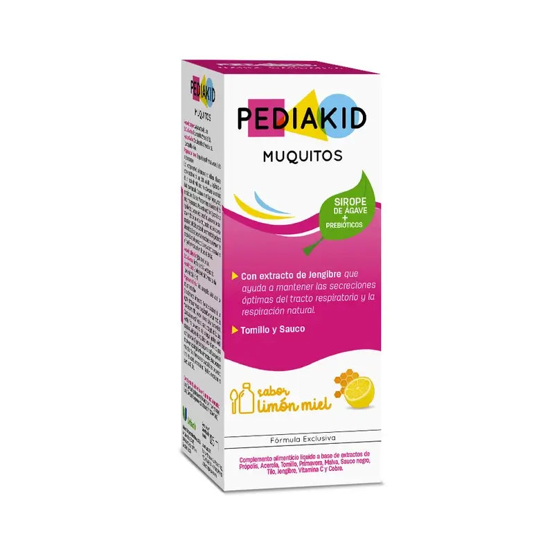Pediakid Sciroppo naso e gola Limone e Miele 125 Ml