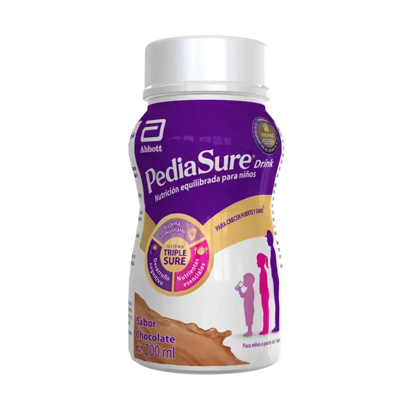 Pediasure Drink Cioccolato Bambini, 4 flaconi x 220 ml