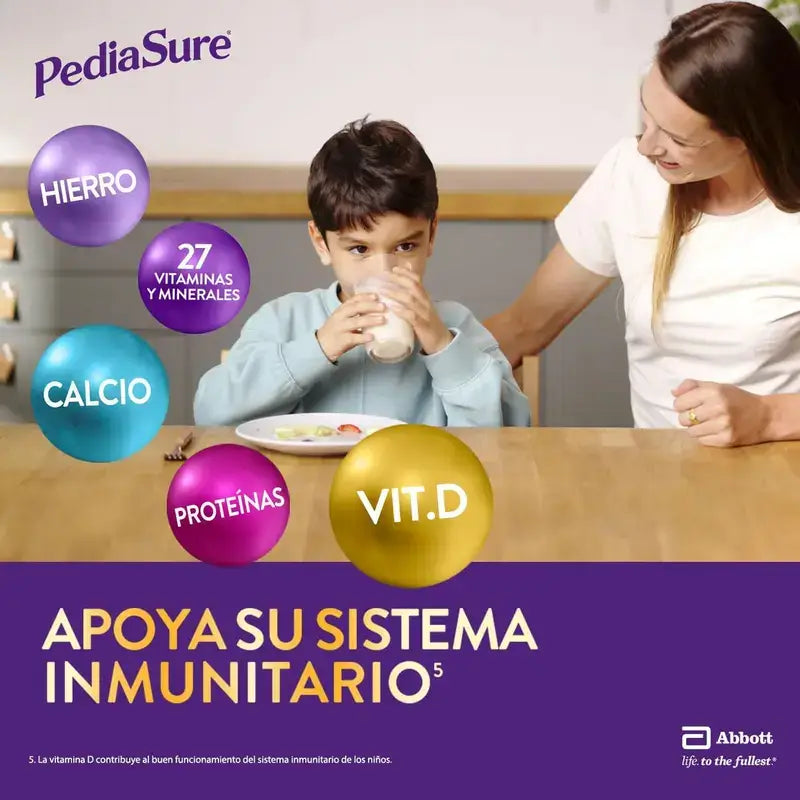Pediasure Drink Cioccolato Bambini, 4 flaconi x 220 ml