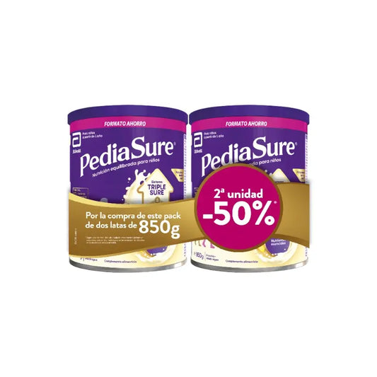 Pediasure Confezione Pediasure alla vaniglia 850 g + 850 g, 2080 grammi