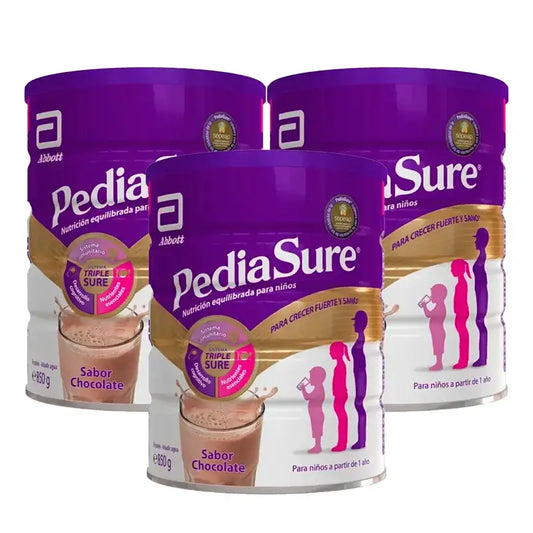 Pediasure gusto cioccolato Confezione in lattina da 3 x 850 grammi