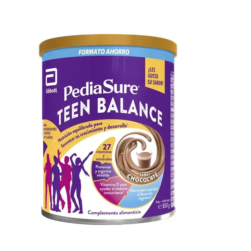 PediaSure Teen Balance al gusto di cioccolato, 850 g