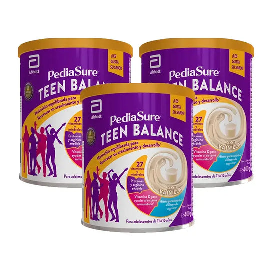 Pediasure Teen Balance Vaniglia Adolescenti, 3x400g