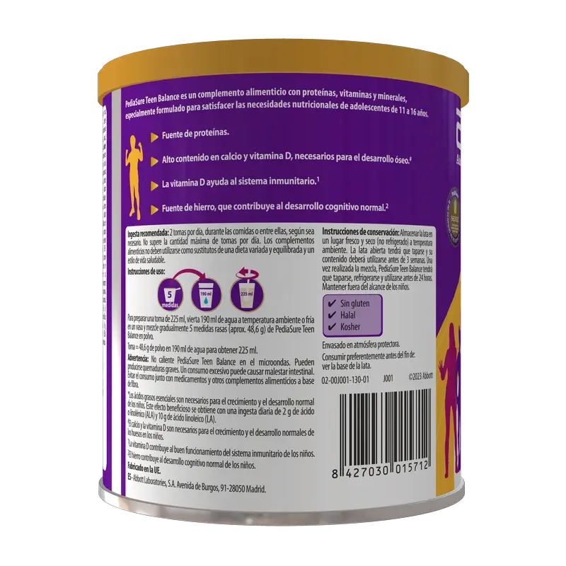 Pediasure Teen Balance Vaniglia Adolescenti, 400g
