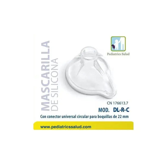 Pediatria Salute Maschera facciale in silicone per inalazione da 18 mesi a 6 anni