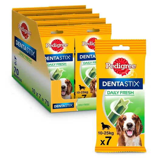 Pedigree Dentastix Fresh Medium 10X180Gr 7 Bars