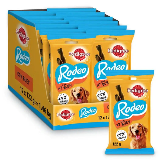 Pedigree Rodeo Beef 7 Strisce 12X122Gr