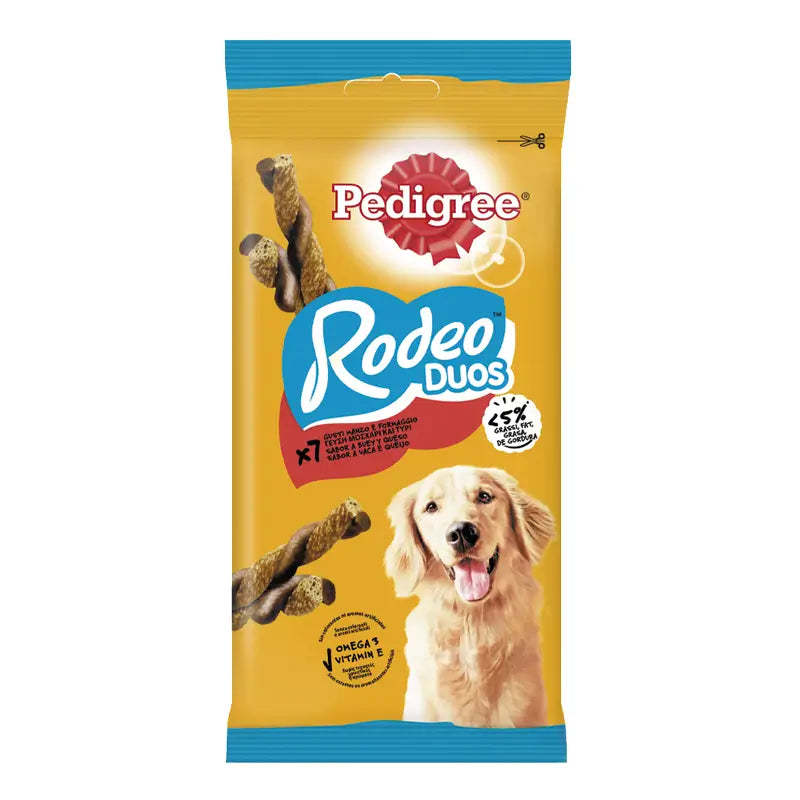 Pedigree Rodeo Duo Formaggio e Manzo 10X123Gr