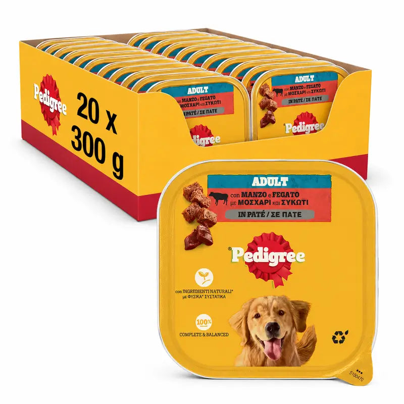 Pedigree Beef Livery Portion Box 20X300Gr