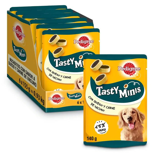 Pedigree Bocconcini di formaggio gustosi 6X140Gr