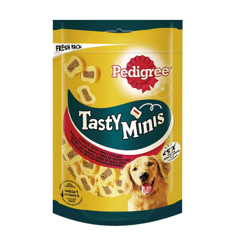 Pedigree Tasty Minis Chewy Slices Manzo 6x155 g