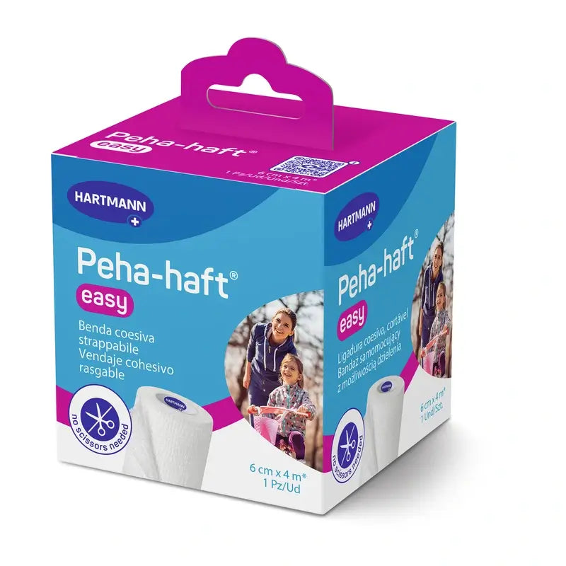 Peha-Haft Benda coesiva Easy White 6X4 , 1 unità