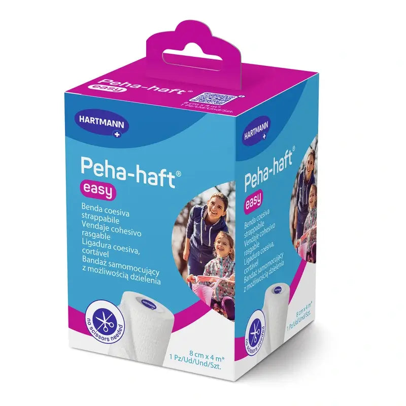 Peha-Haft Benda coesiva Easy White 8X4 , 1 unità