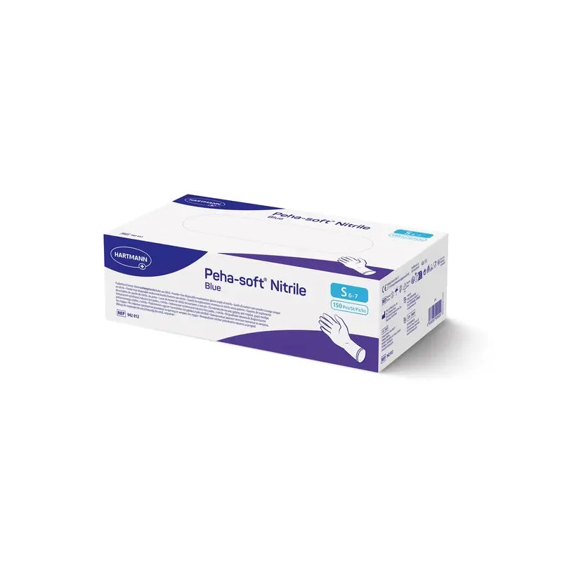 Guanti in nitrile Peha-Soft Blue S , 150 pz.