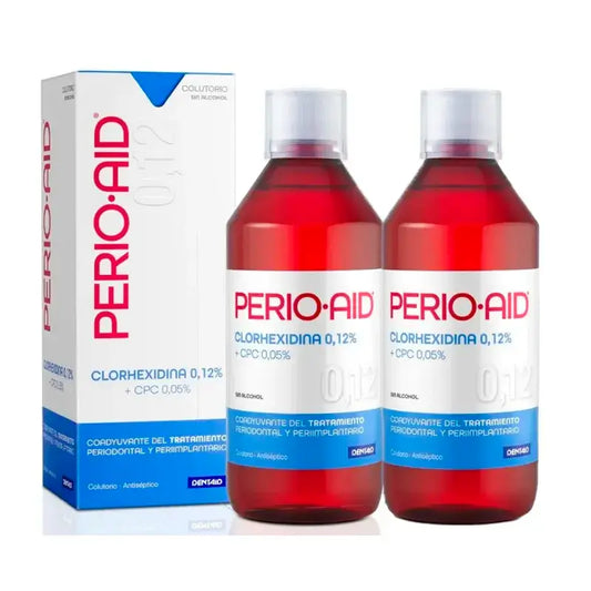 Perio Aid Duplo Trattamento collutorio senza alcool, 2 x 500 Ml