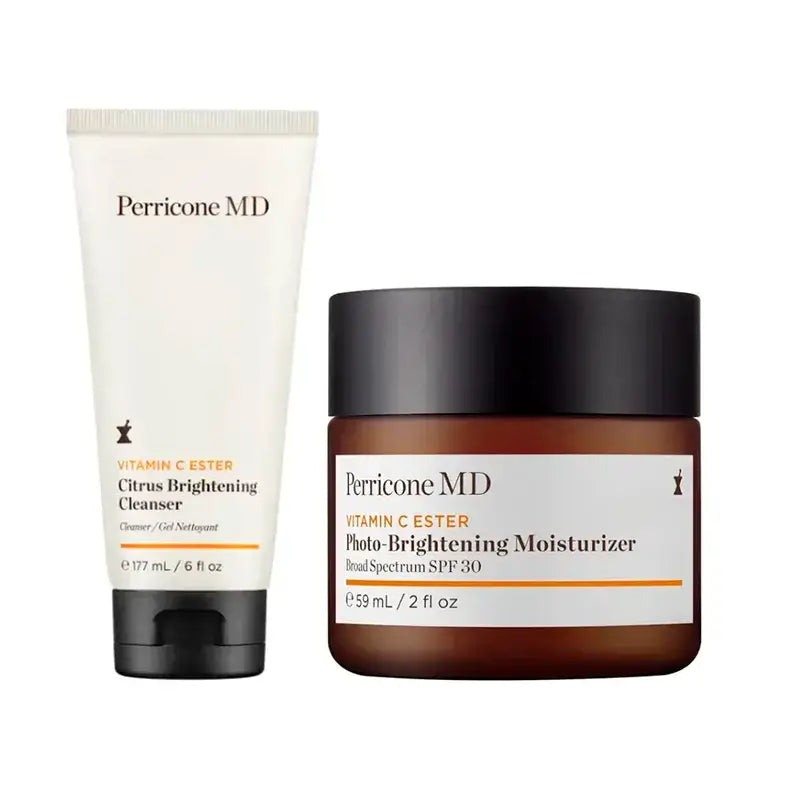 Impacco schiarente e detergente Perricone con vitamina C