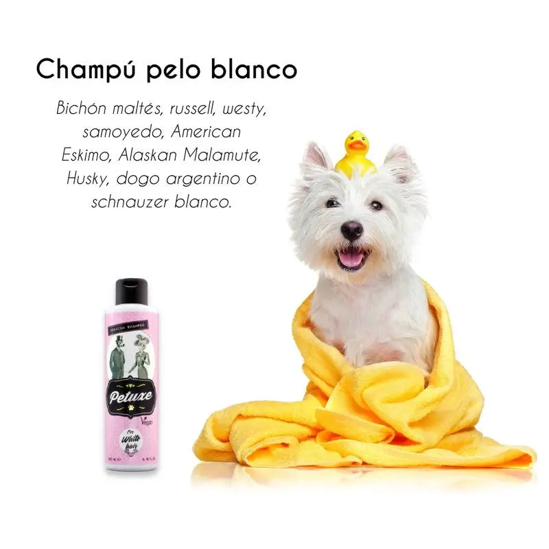 Petuxe Shampoo sbiancante per capelli bianchi 500 Ml