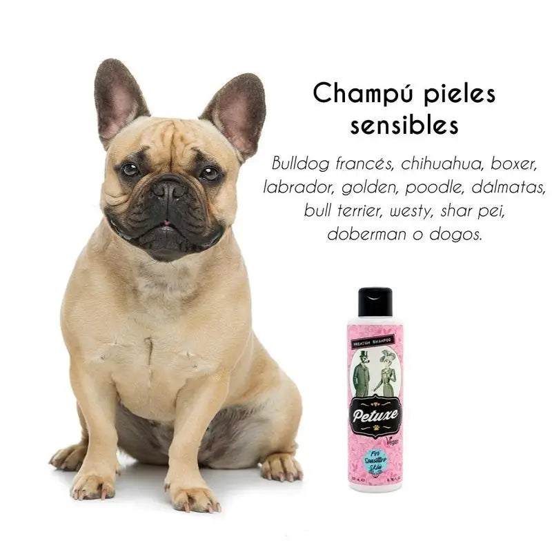 Shampoo ipoallergenico Petuxe (pelle sensibile). Zero%: Sale, Solfati, Siliconi,... 500 Ml