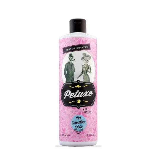 Shampoo ipoallergenico Petuxe (pelle sensibile). Zero%: Sale, Solfati, Siliconi,... 500 Ml