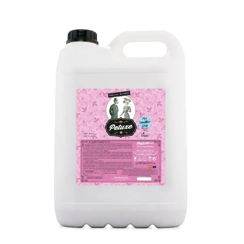 Shampoo ipoallergenico Petuxe (pelle sensibile). Zero%: Sale, Solfati, Siliconi,... 5000 Ml