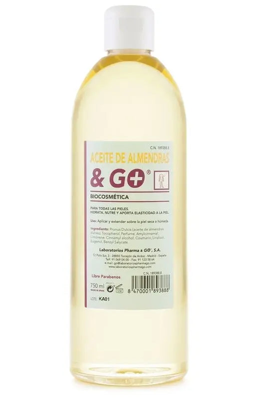 Pharma & Go Olio di mandorle dolci 750 ml.