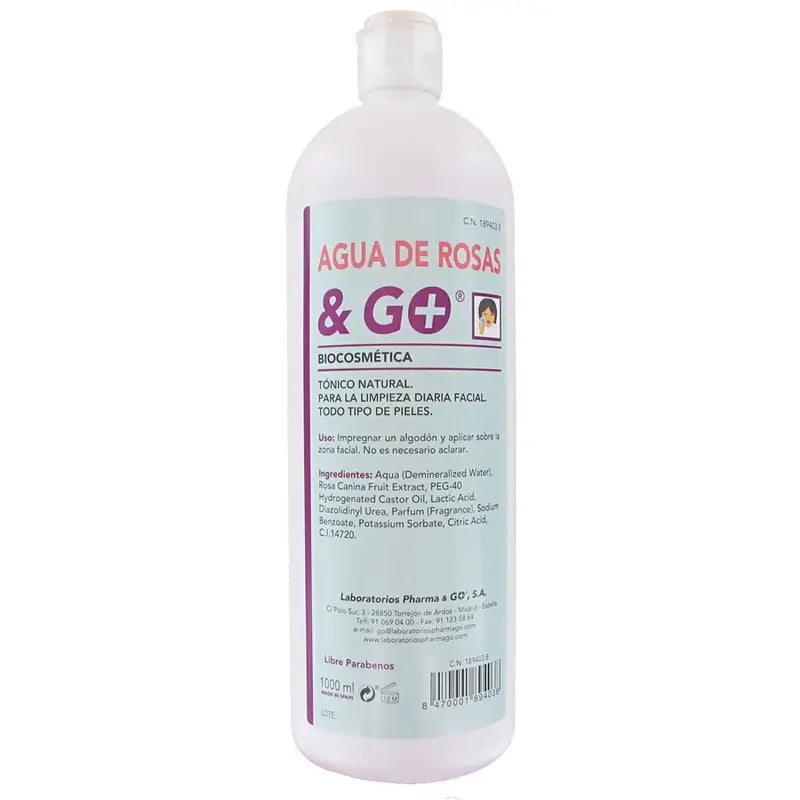 Pharma & Go Acqua di rose 1000Ml.