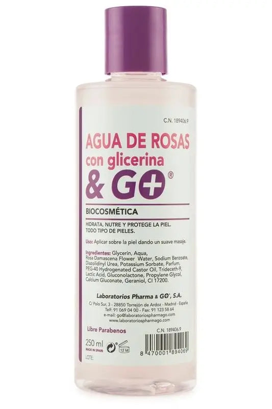 Pharma & Go Acqua di rose + Glicerina 250Ml.