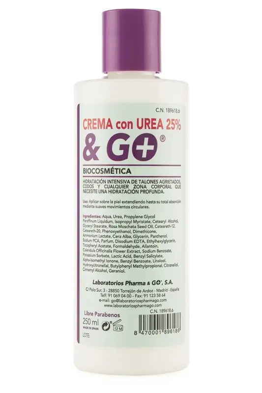 Pharma & Go Urea Crema 25% 250Ml.
