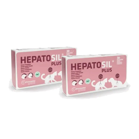 Pharmadiet Hepatosil Plus Razze di piccola taglia, confezione da 2 x 30 compresse