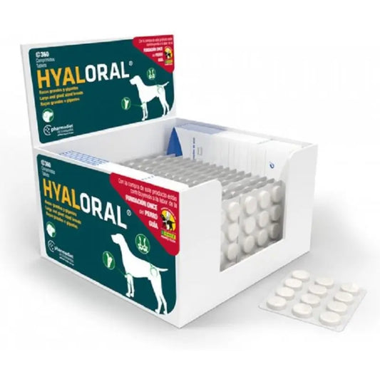 Pharmadiet Hyaloral per cani di taglia grande e gigante, 360 compresse
