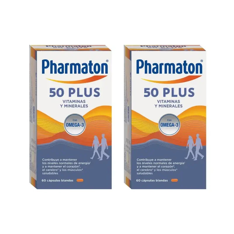 Pharmaton 50 Plus, 2X60 Capsule