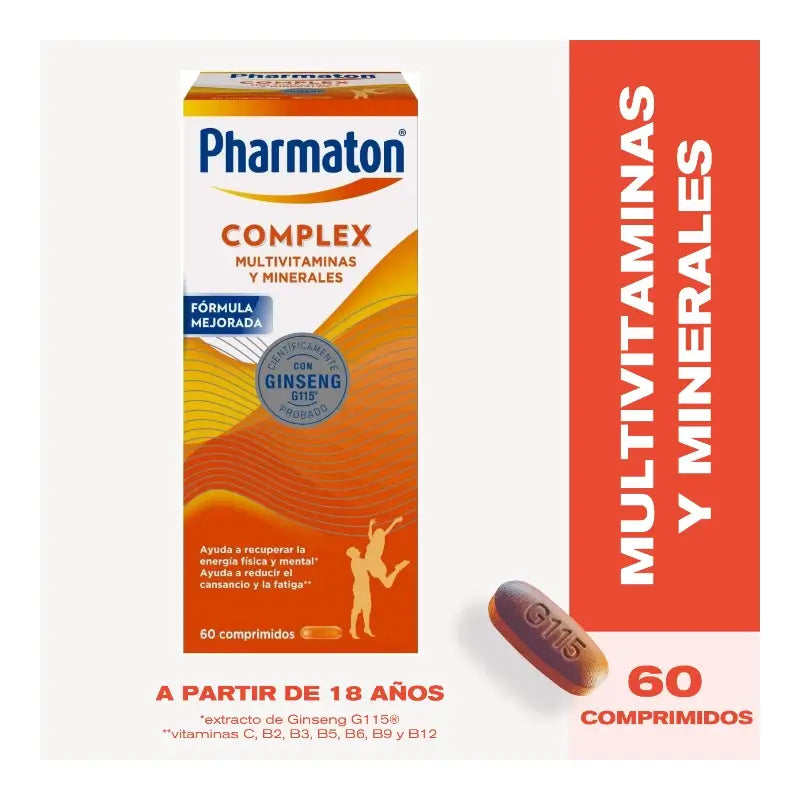Pharmaton Complex Confezione 2 x 60 compresse compatte