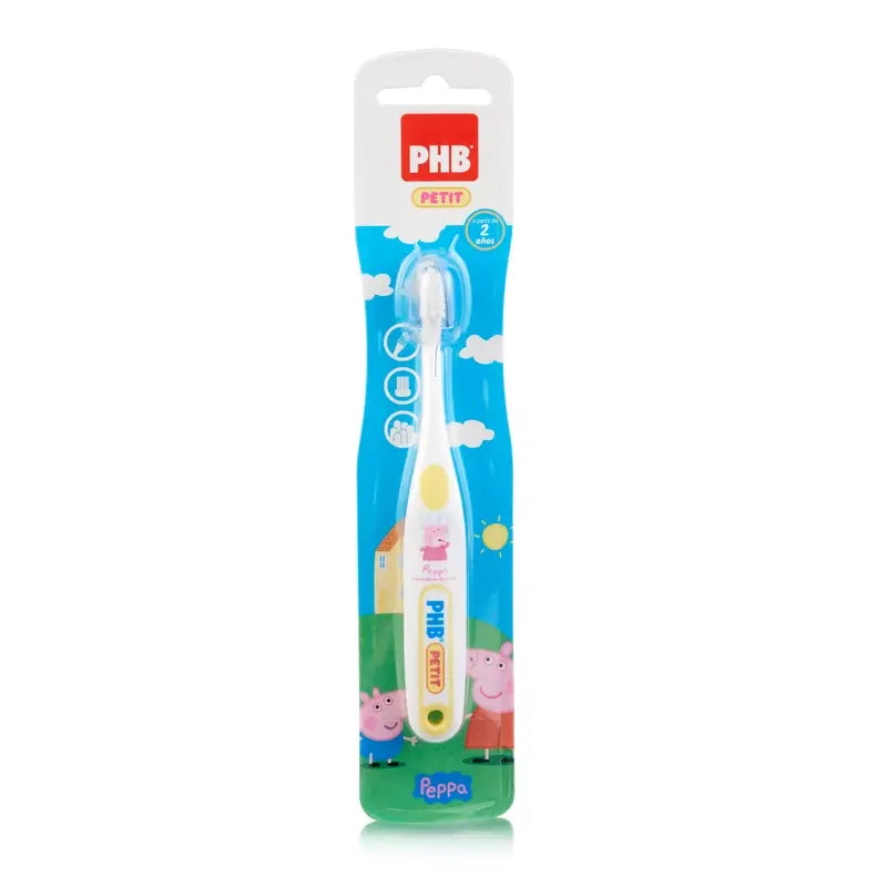 PHB Spazzolino per bambini Plus Petit Peppa Pig + 2 anni, colori diversi