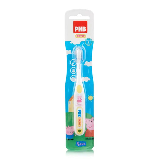 PHB Spazzolino per bambini Plus Petit Peppa Pig + 2 anni, colori diversi