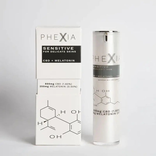 Phexia Sensitive, Crema per pelli sensibili CBD e melatonina 50 ml