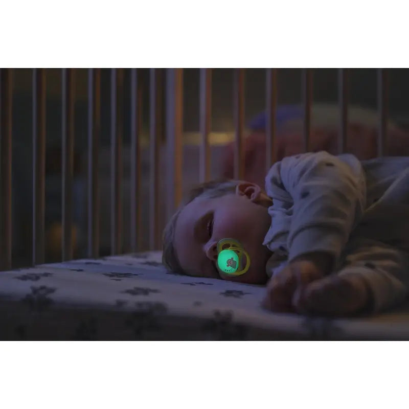 Philips Avent 2 dummies ultra air notte +18m bambino