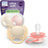 Philips Avent 2 succhietti ultra morbidi 0-6m bambina