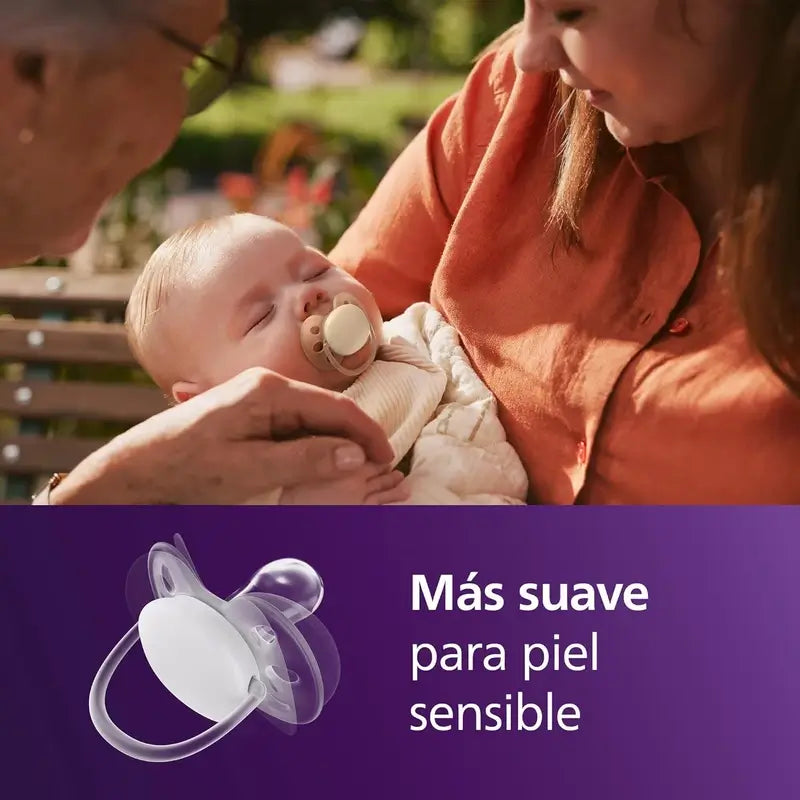 Philips Avent 2 succhietti ultra morbidi 0-6m bambina
