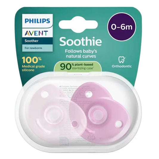 Philips Avent Soothie Soothing 2 succhietti 0-6m bambina