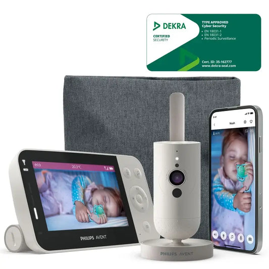 Philips Avent Baby Monitor con video, schermo da 2,7'', visione notturna, 1 unità