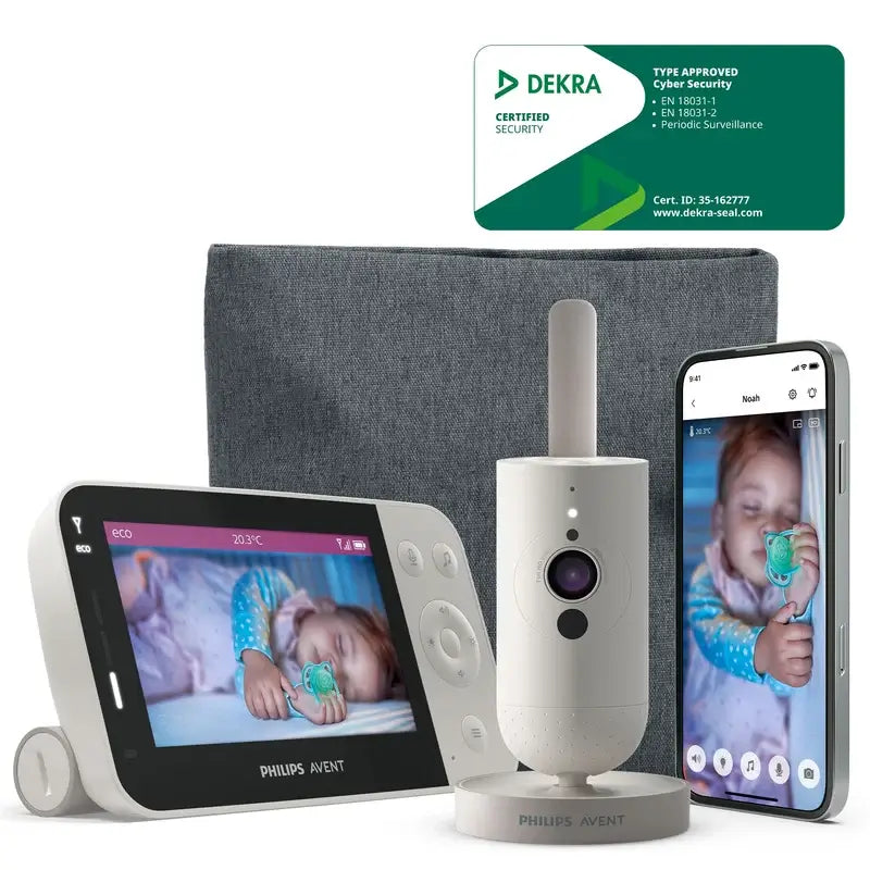 Philips Avent Baby Monitor con video, schermo da 2,7'', visione notturna, 1 unità