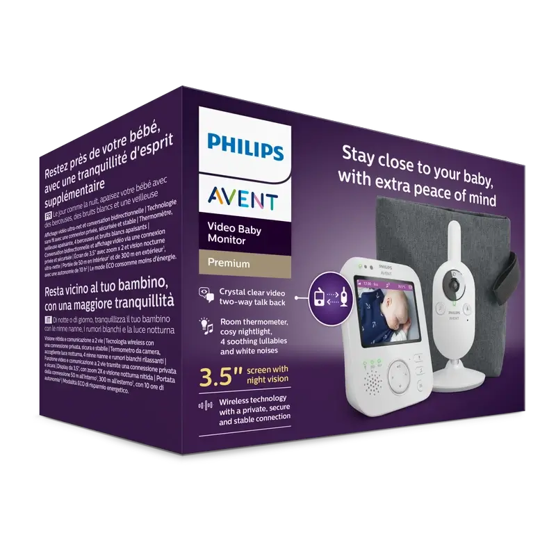 Philips Avent Baby Monitor Premium con video digitale Premium