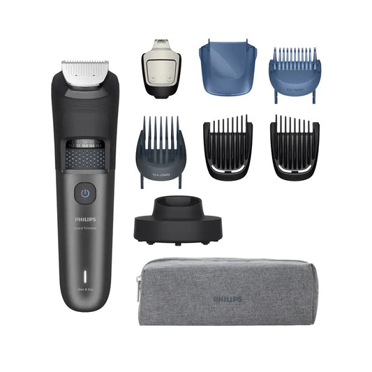 Philips Regolabarba Serie 7000 Profilazione della barba con un regolabarba con raccoglitore di capelli