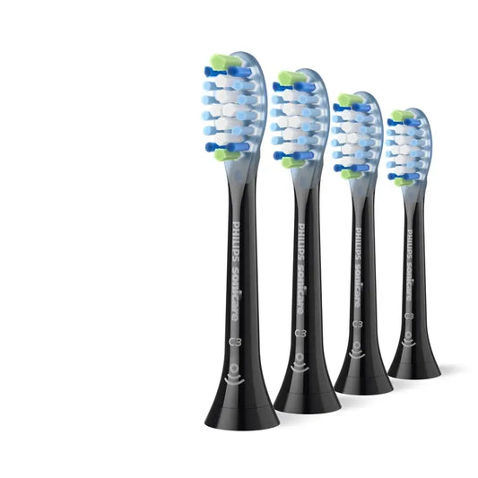 Philips Sonicare Diamondclean Testine Sonicare nere, confezione da 2 pezzi